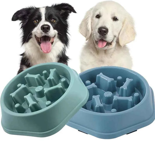 Slow Feeder Dog Bowl Anti-Choking Puppy Food Bowl