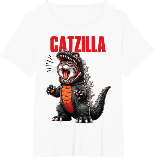 Cute Cat Kitty Catzilla For Cat Moms