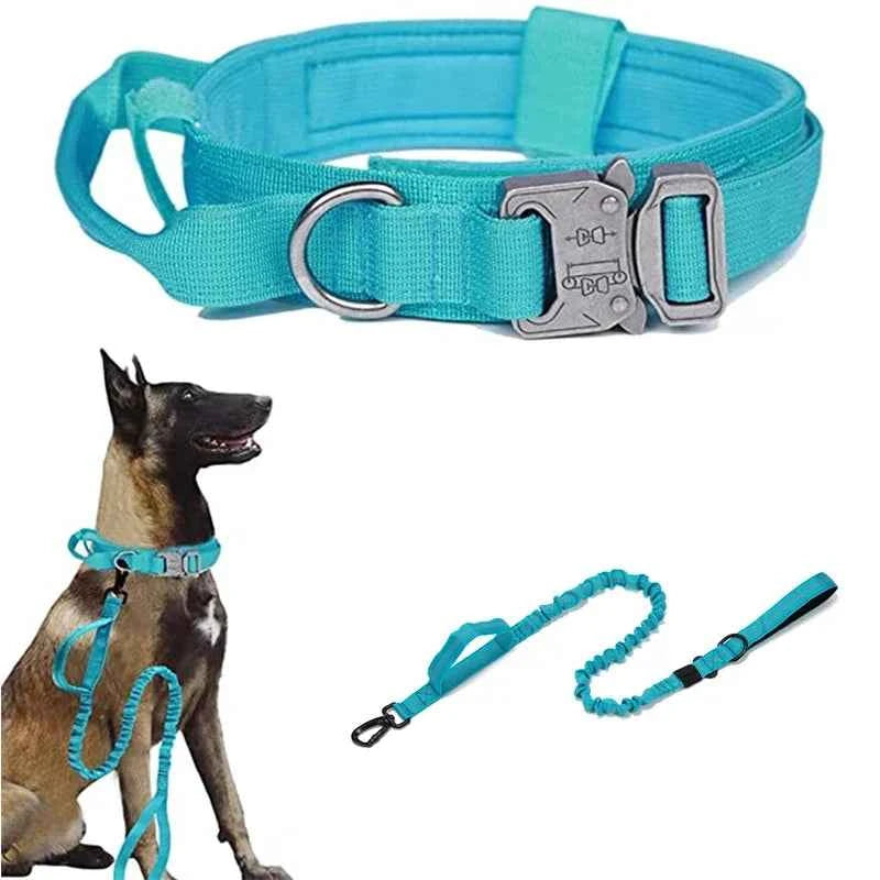 Durable Tactical Dog Collar Leash Set