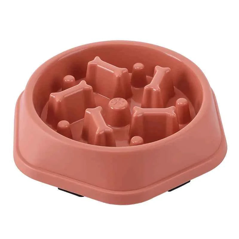 Slow Feeder Dog Bowl Anti-Choking Puppy Food Bowl