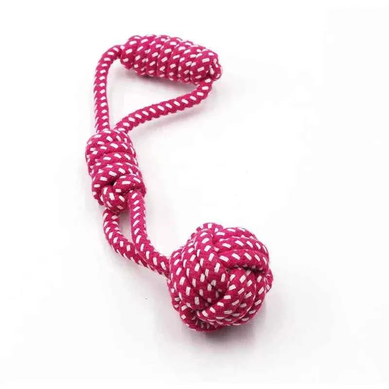 Dog Toy Rope Ball - Durable Knot Rope for Chewing and Fetching