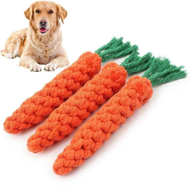 Dog Toy Rope Ball - Durable Knot Rope for Chewing and Fetching