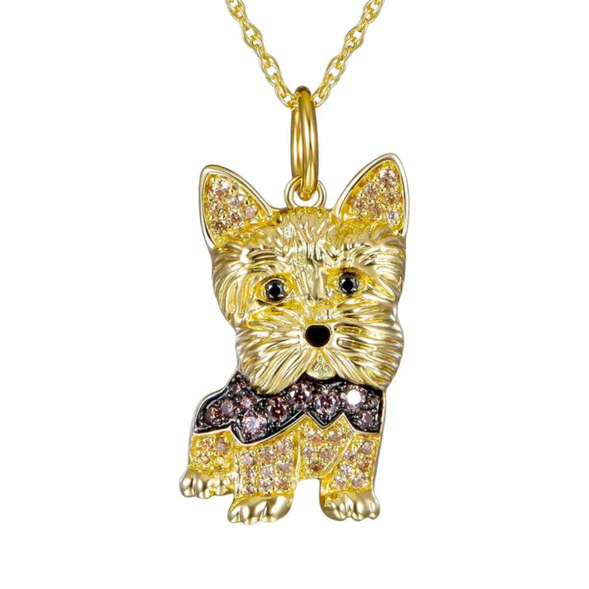 Exquisite Cute Beagle Pendant Necklace For Women