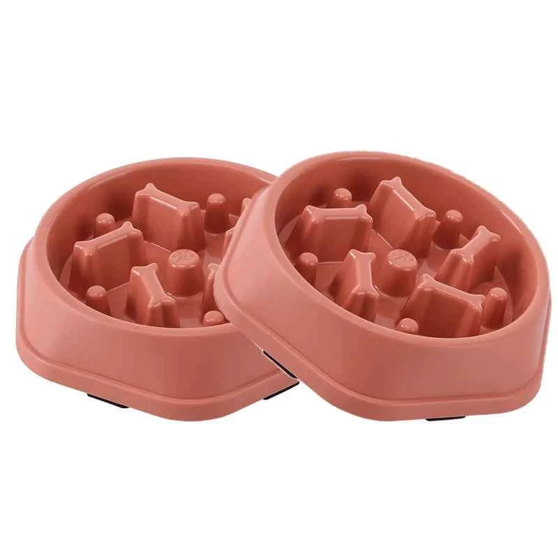 Slow Feeder Dog Bowl Anti-Choking Puppy Food Bowl