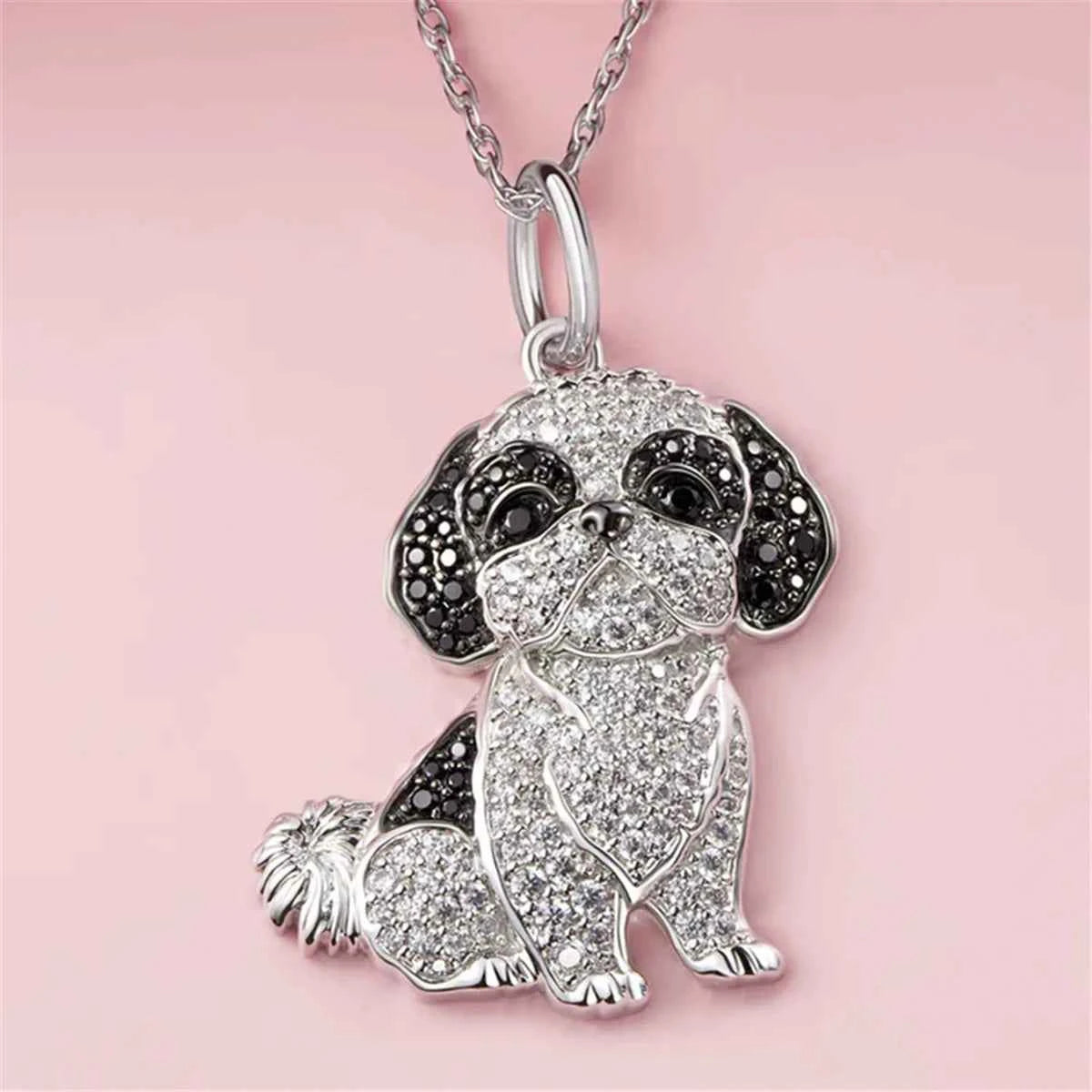 Exquisite Cute Beagle Pendant Necklace For Women