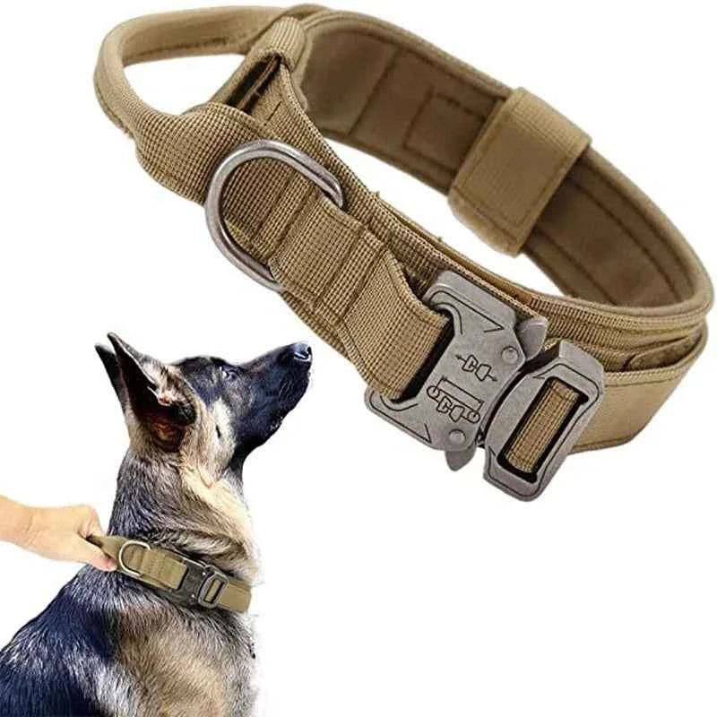 Durable Tactical Dog Collar Leash Set