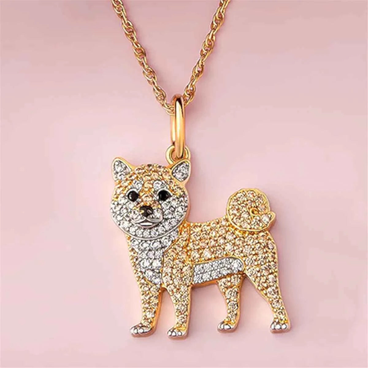 Exquisite Cute Beagle Pendant Necklace For Women