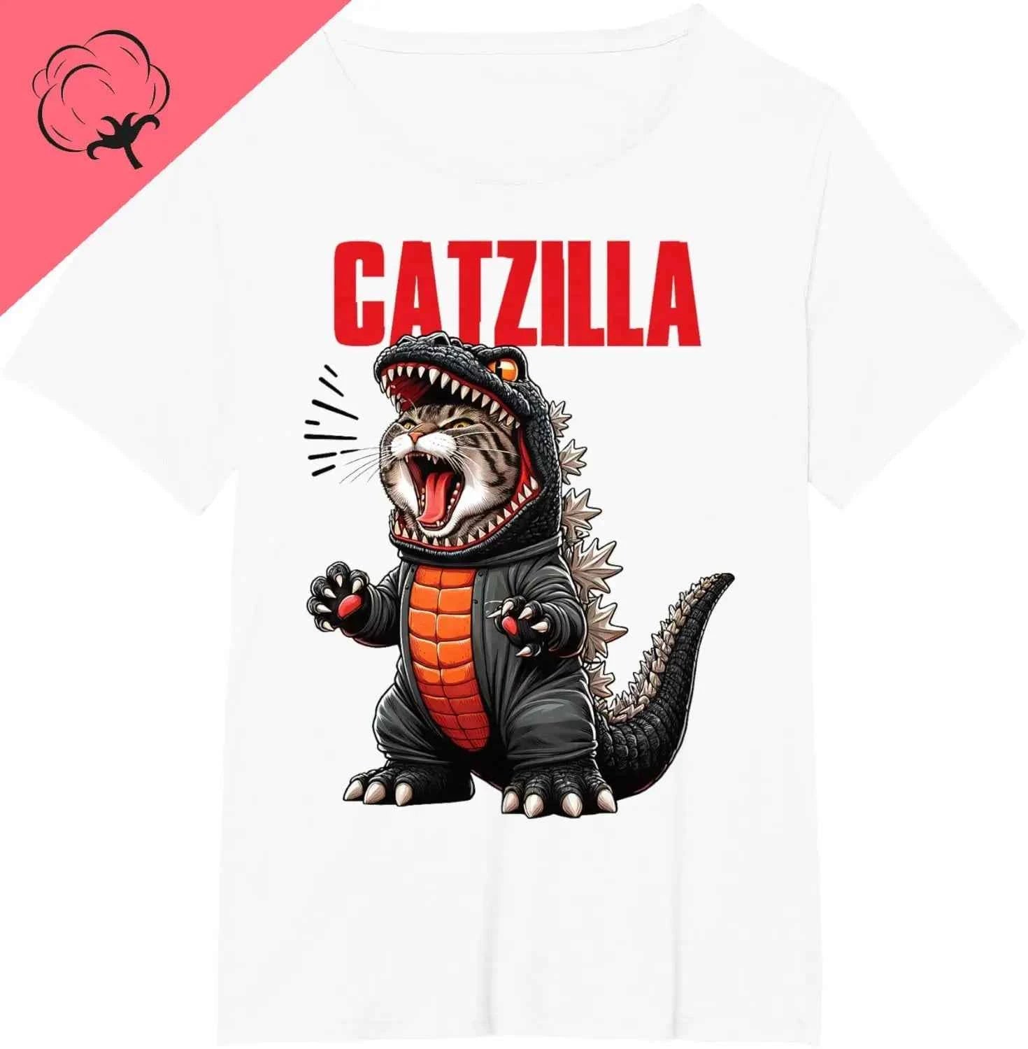 Cute Cat Kitty Catzilla For Cat Moms