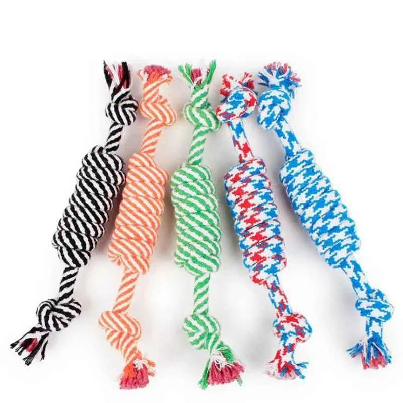 Dog Toy Rope Ball - Durable Knot Rope for Chewing and Fetching