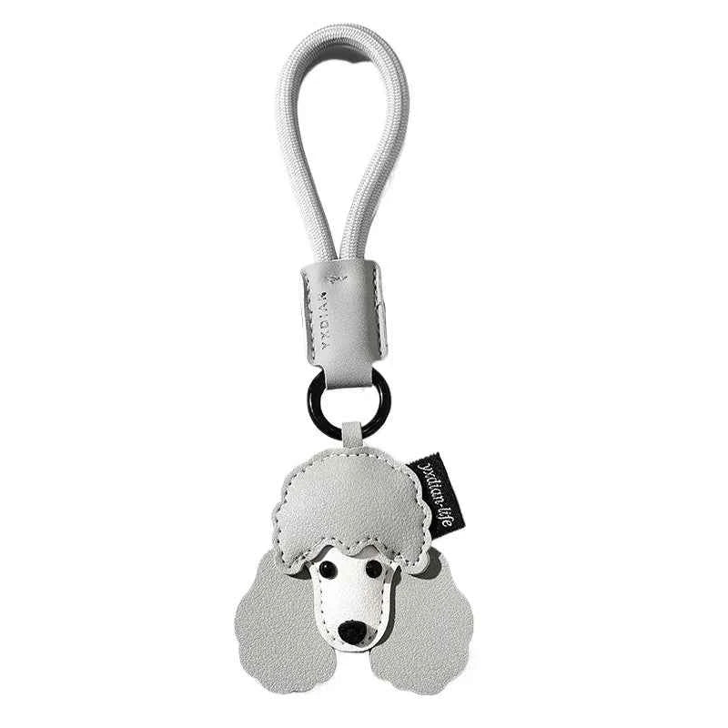 Trendy Leather Car Keychain