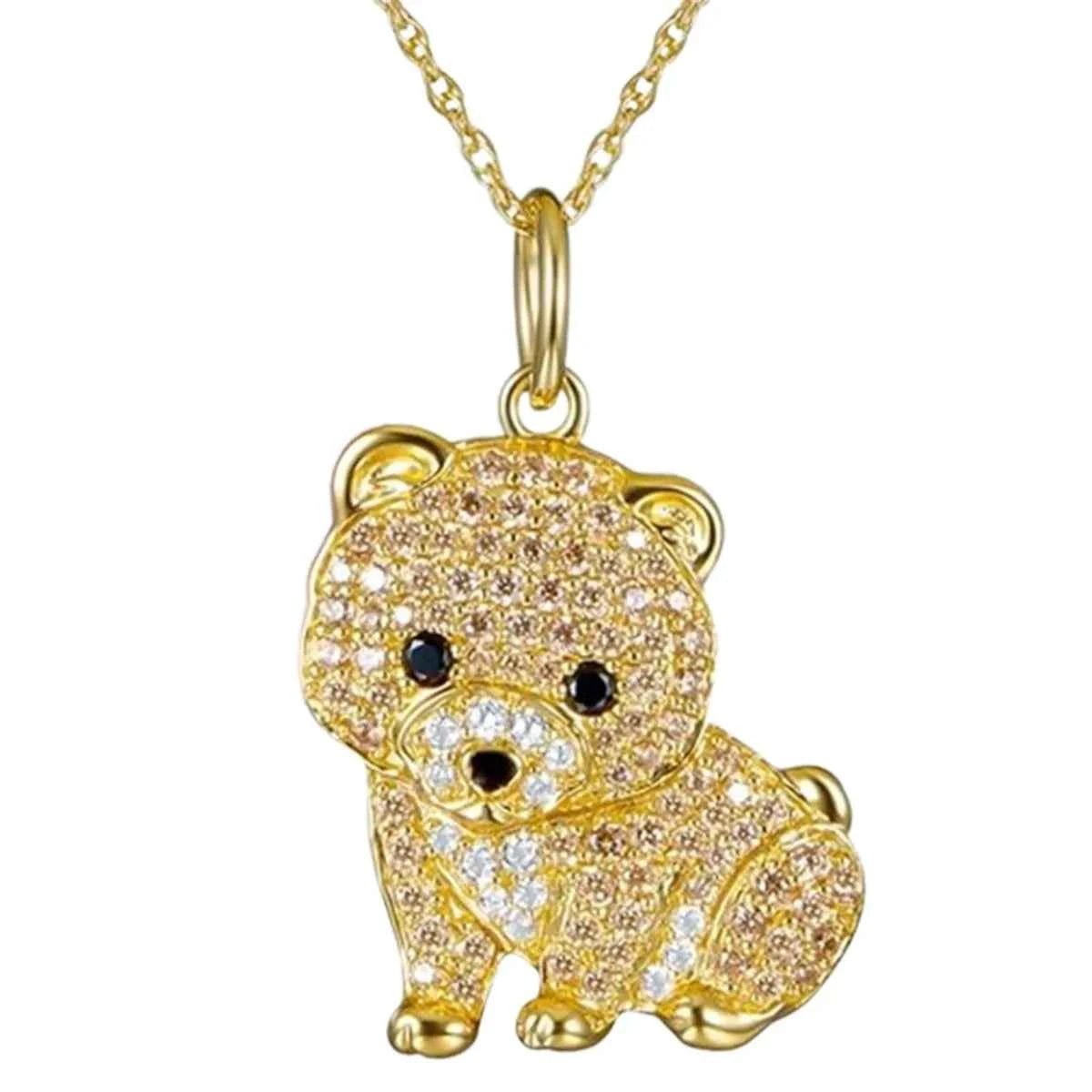 Exquisite Cute Beagle Pendant Necklace For Women