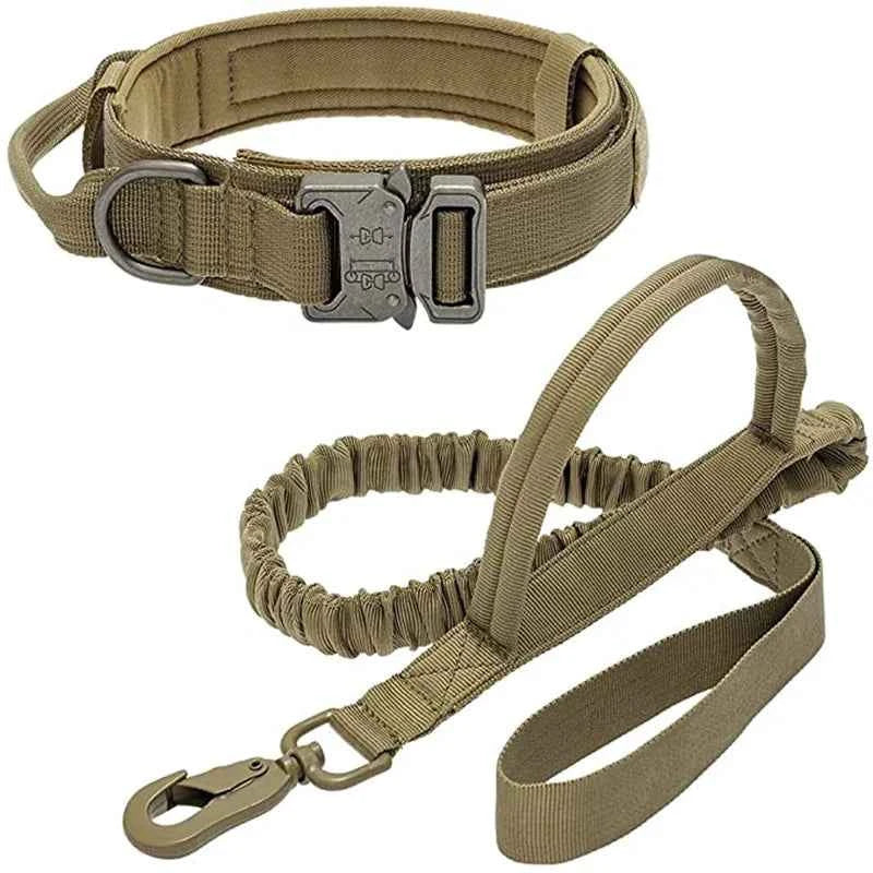 Durable Tactical Dog Collar Leash Set