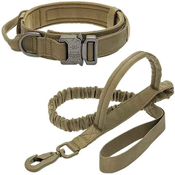 Durable Tactical Dog Collar Leash Set