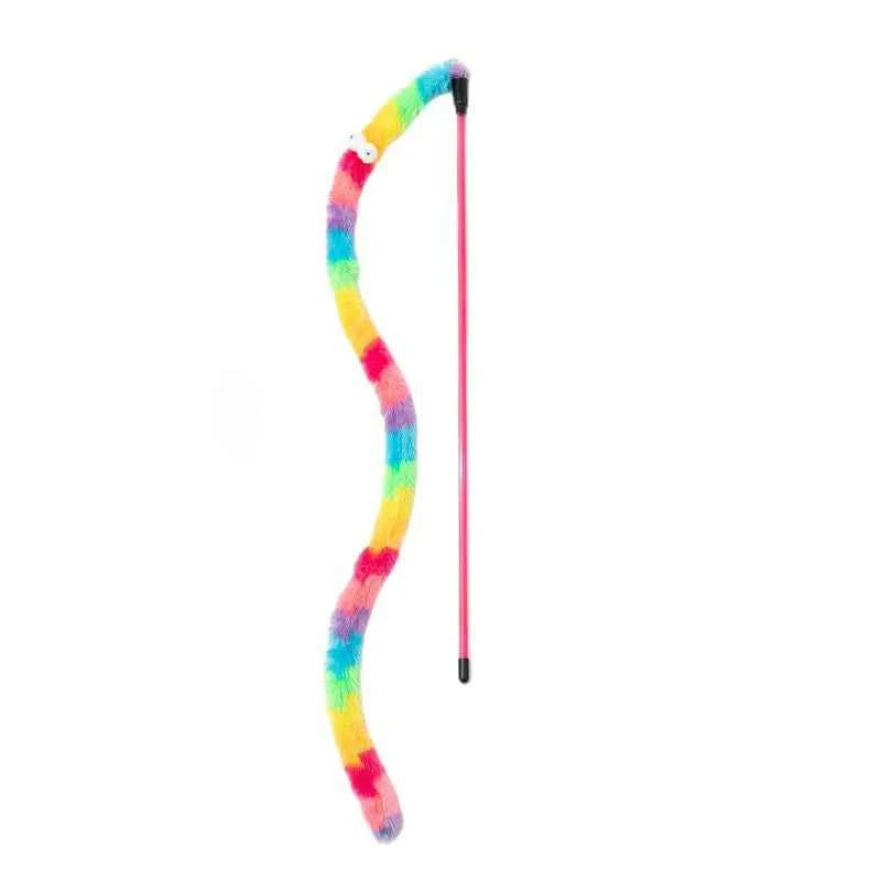 Cat Toy Caterpillar Cat Teaser Wand for Engaging Playtime
