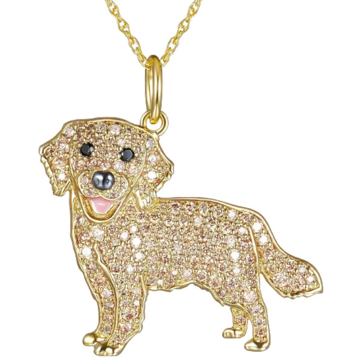Exquisite Cute Beagle Pendant Necklace For Women