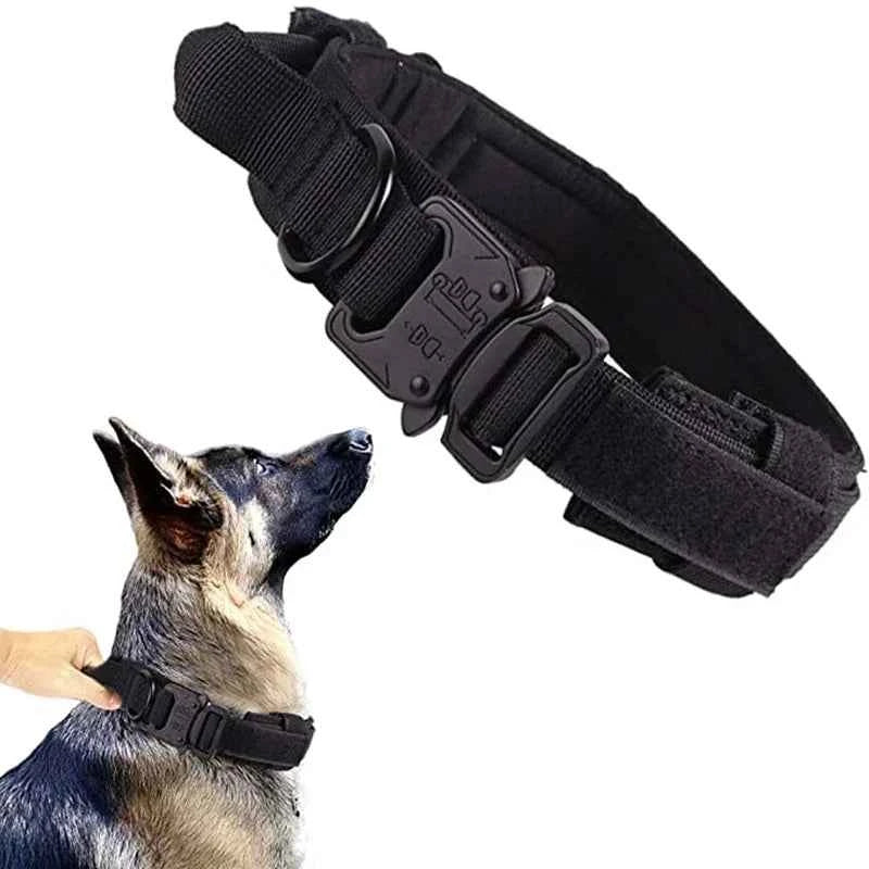 Durable Tactical Dog Collar Leash Set