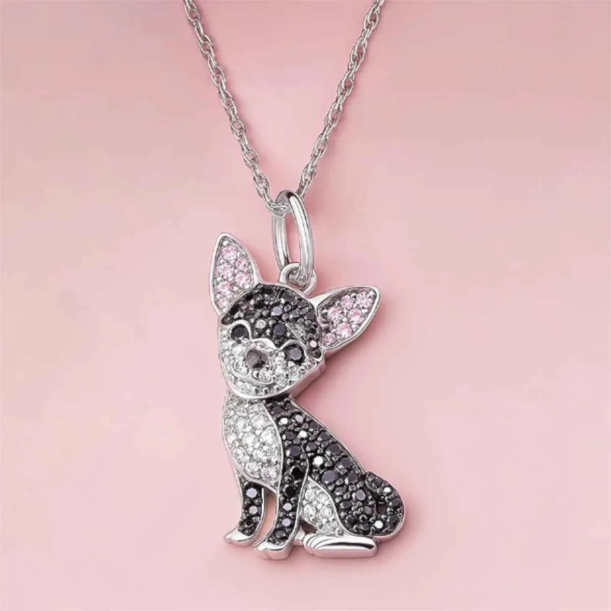 Exquisite Cute Beagle Pendant Necklace For Women