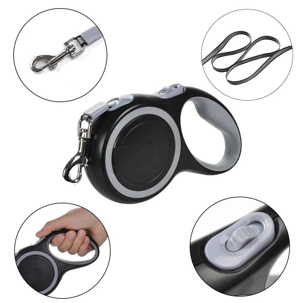 8m Large Dog Leash - Retractable Pet Extendable Strap for Easy Control