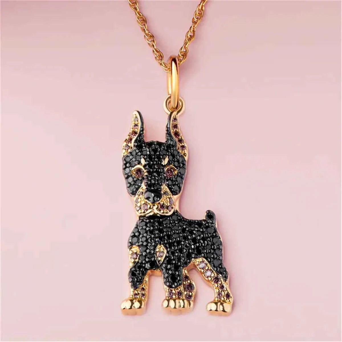 Exquisite Cute Beagle Pendant Necklace For Women