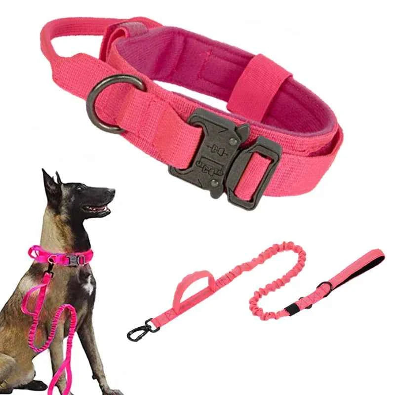Durable Tactical Dog Collar Leash Set