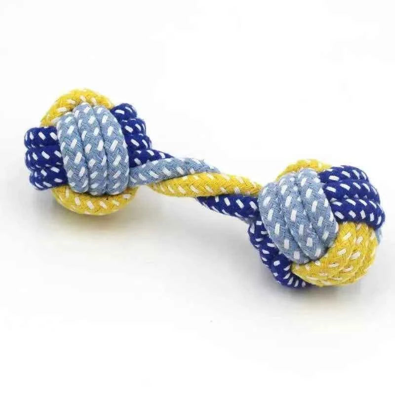Dog Toy Rope Ball - Durable Knot Rope for Chewing and Fetching