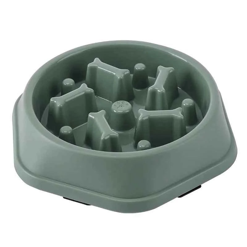 Slow Feeder Dog Bowl Anti-Choking Puppy Food Bowl
