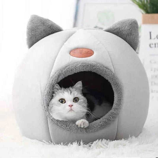 Cat House - Cute and Comfortable Warm Cat Head Shape Home